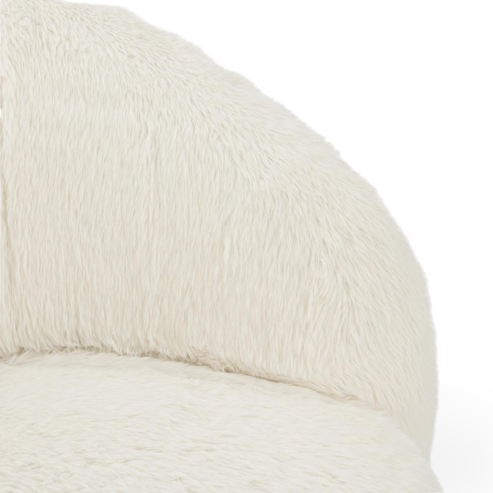 Classic Home Adley Plush Swivel Chair