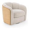 Classic Home Daisy Upholstered Swivel Chair