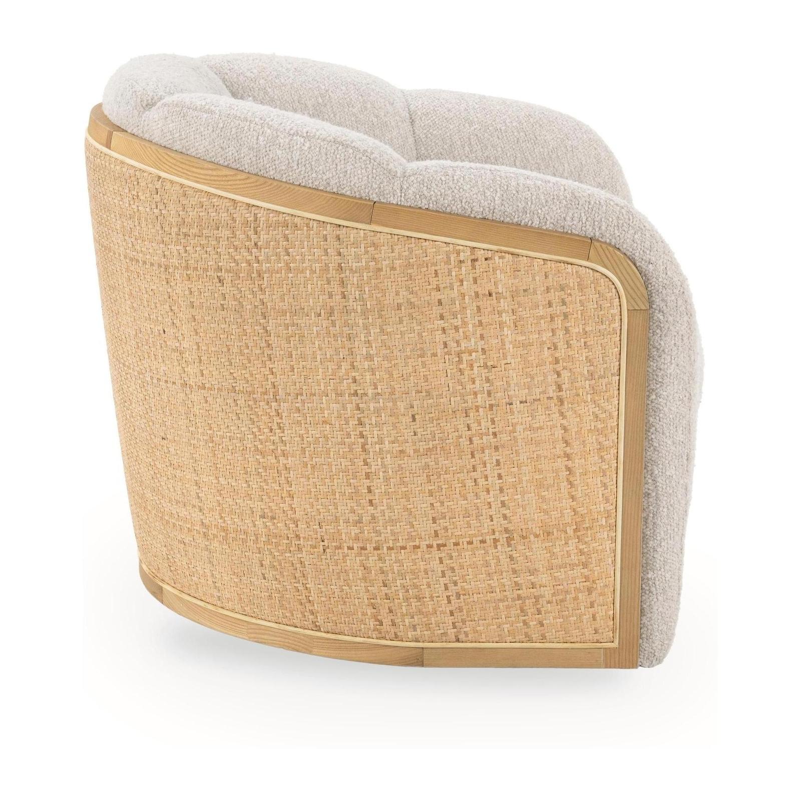 Classic Home Daisy Upholstered Swivel Chair