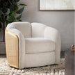 Classic Home Daisy Upholstered Swivel Chair