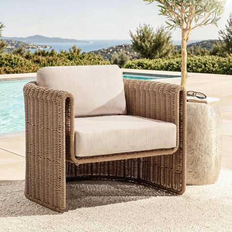 Classic Home Rami Outdoor Accent Chair