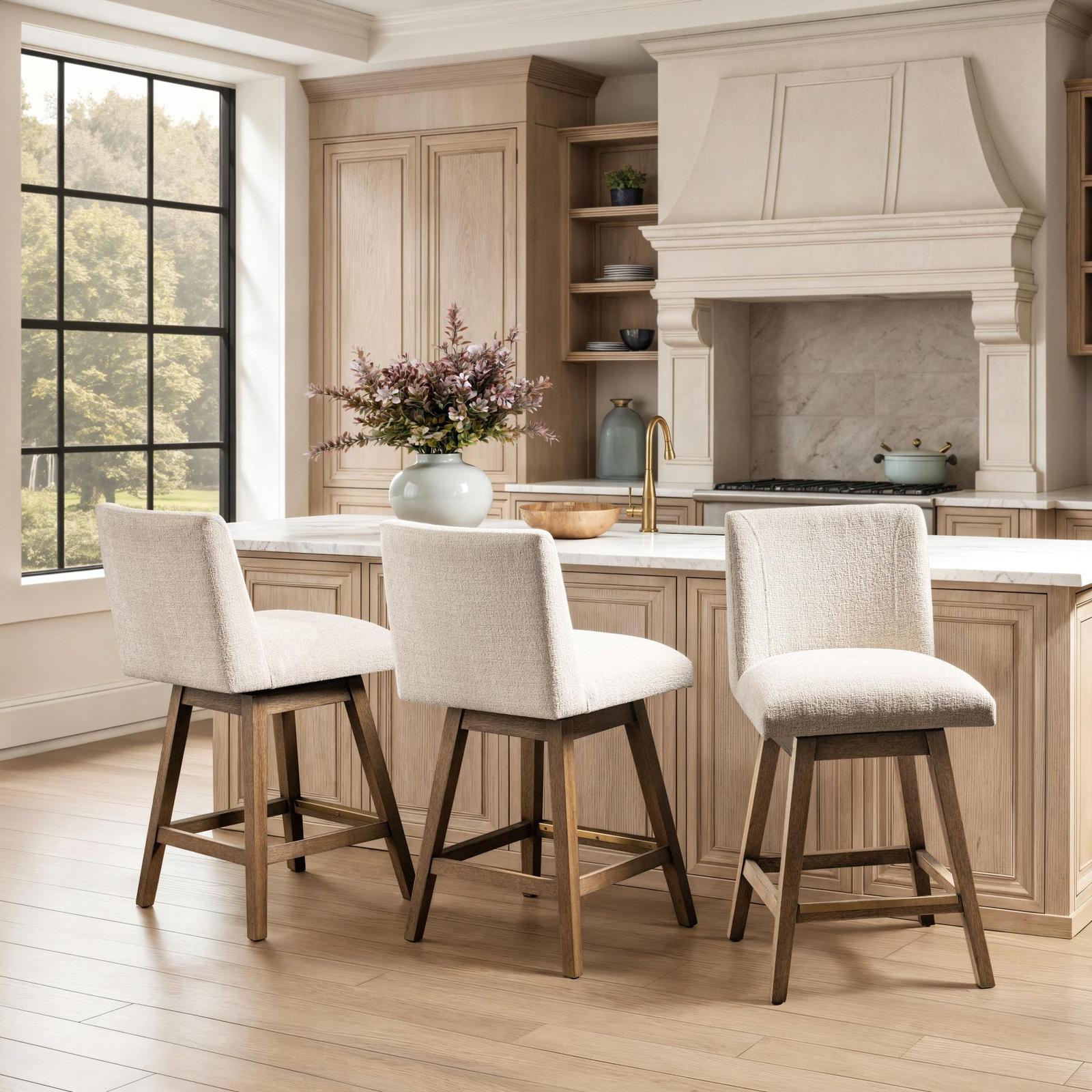 Classic Home Ava Swivel Counter Stool