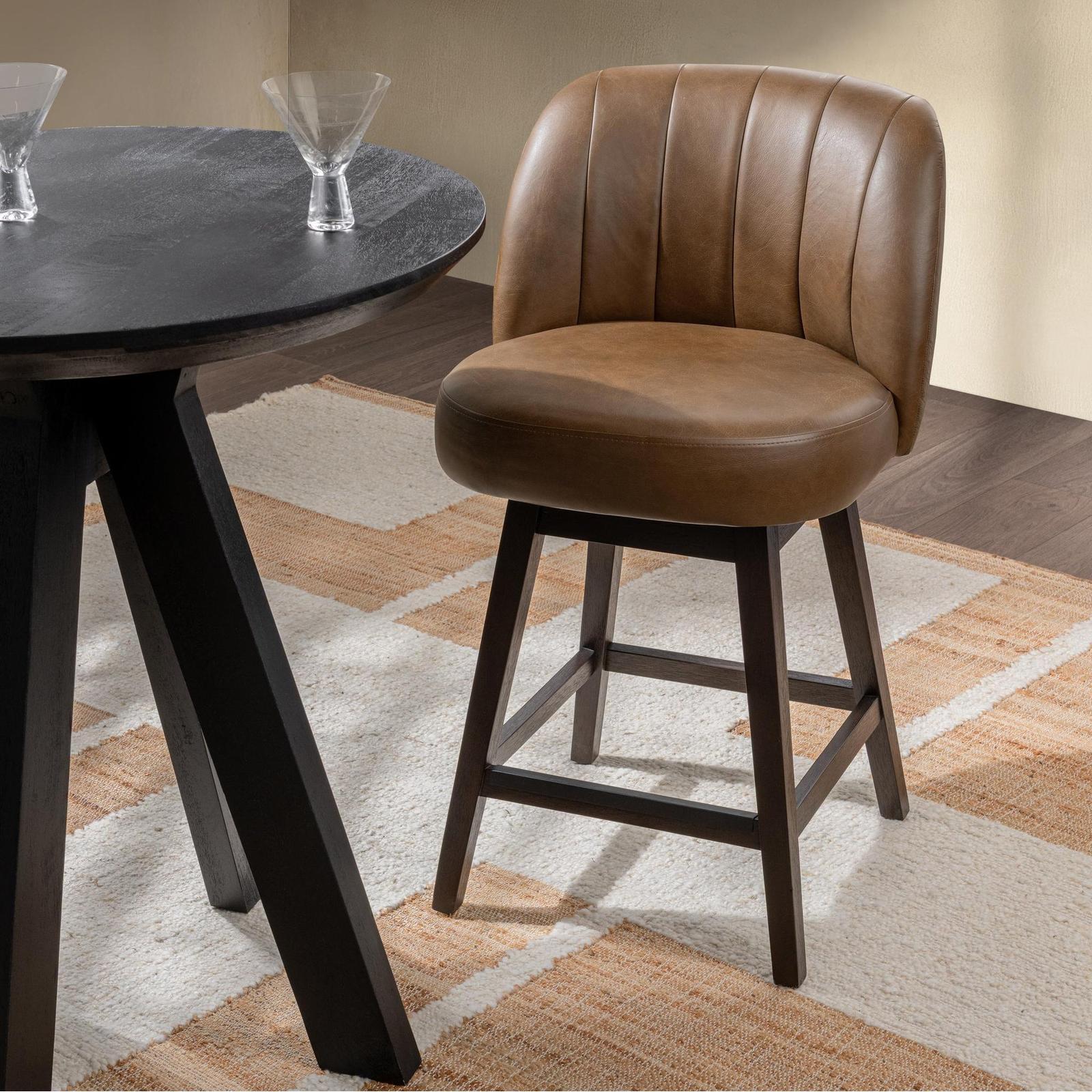 Classic Home Della Swivel Counter Stool