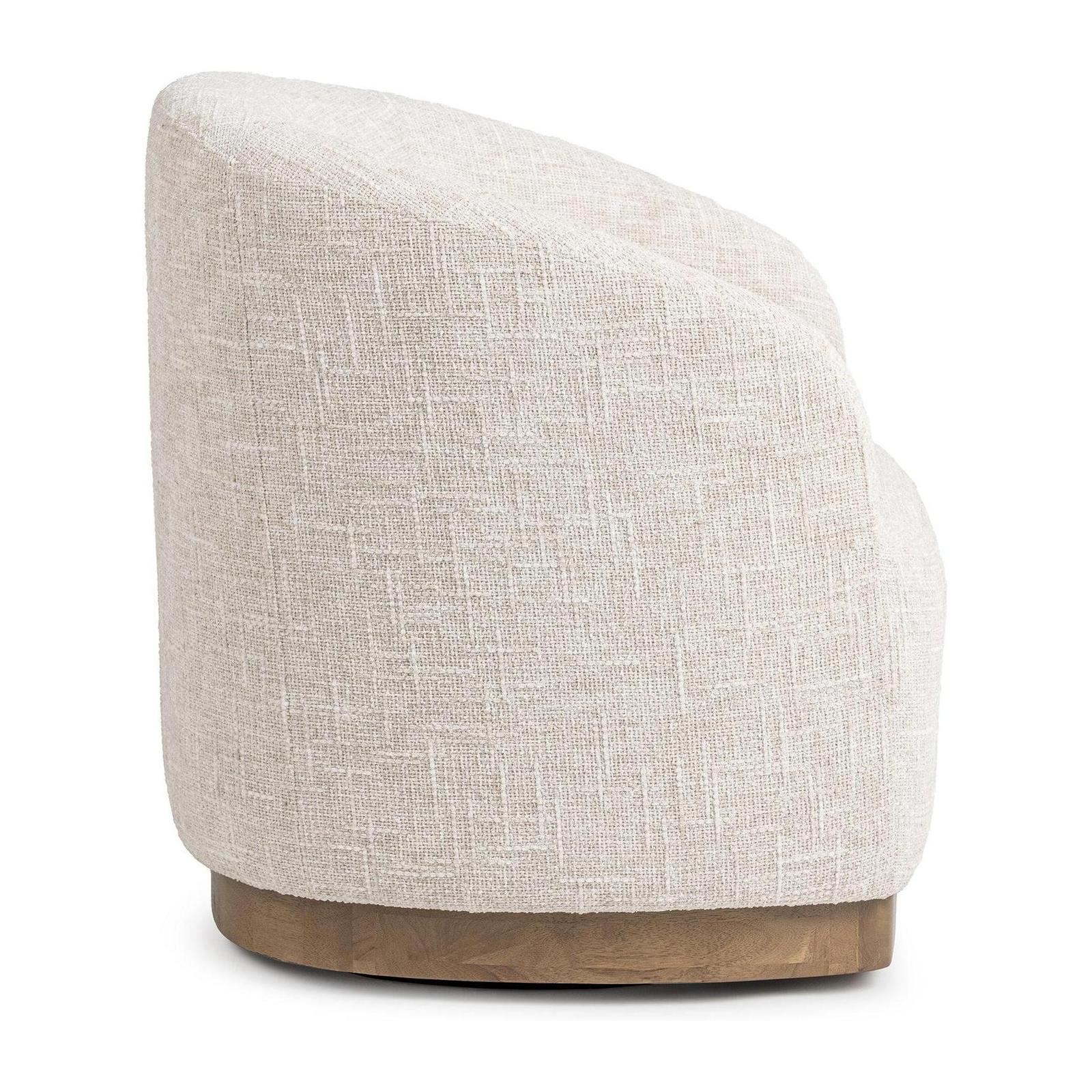 Classic Home Diah Swivel Accent Chair