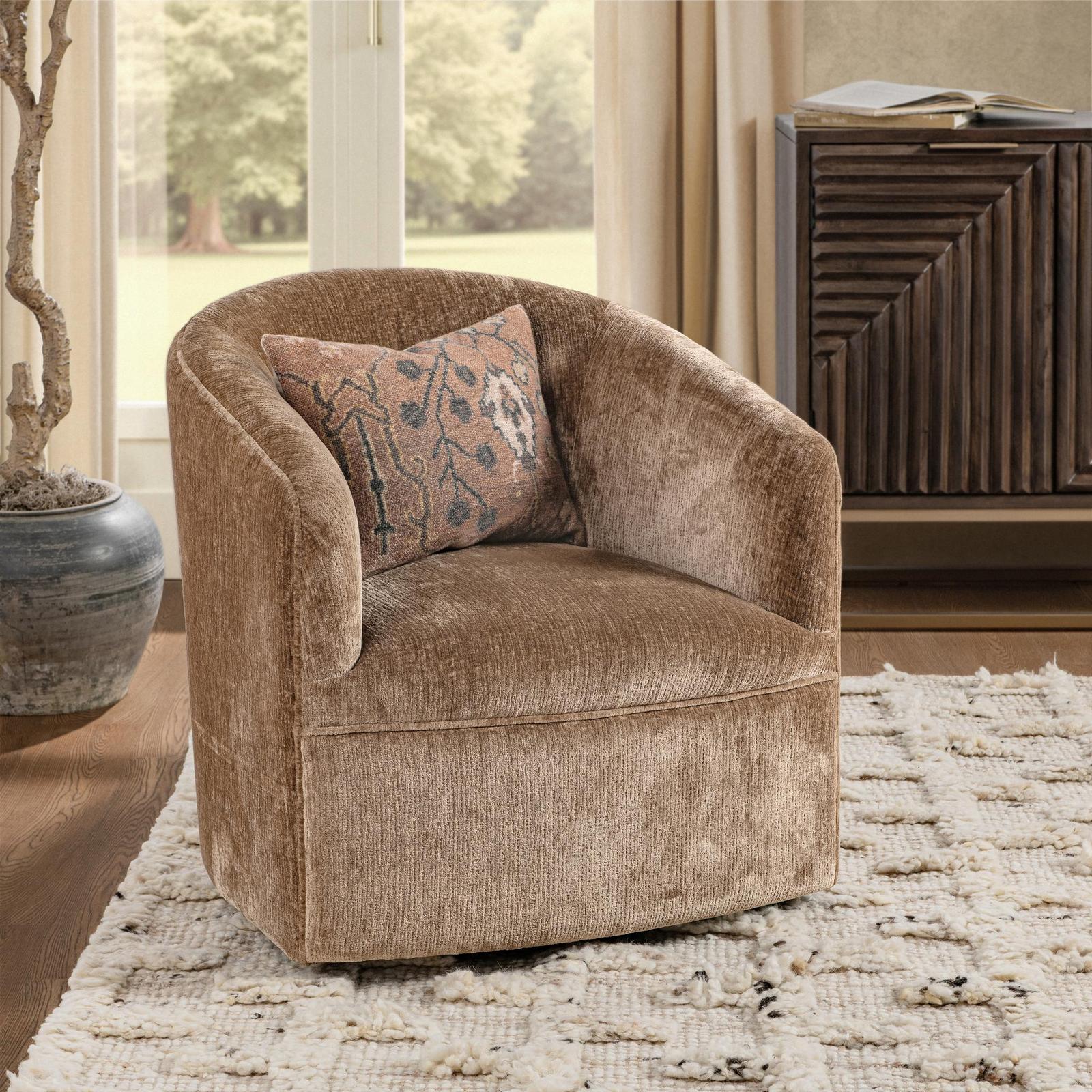 Classic Home Valencia Swivel Accent Chair