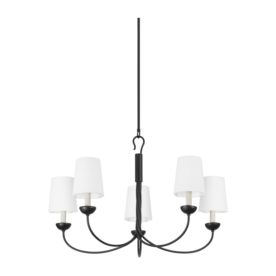 Hudson Valley Lighting Montpelier 5 Light 34 inch Chandelier Ceiling Light