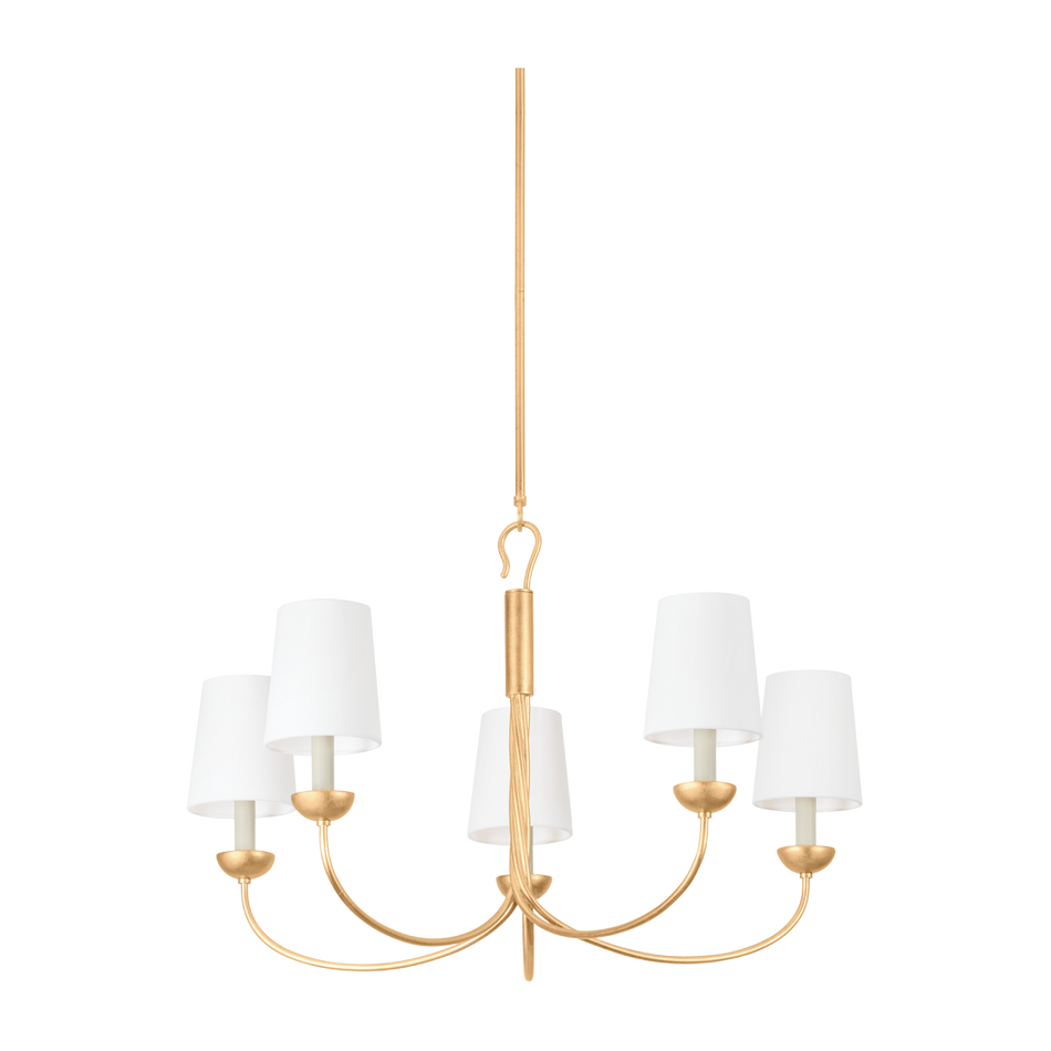 Hudson Valley Lighting Montpelier 5 Light 34 inch Chandelier Ceiling Light