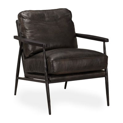Classic Home Christopher Leather Club Chair
