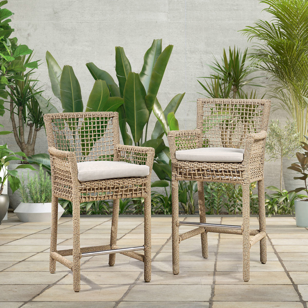 Classic Home Brisbane Outdoor Counter Stool