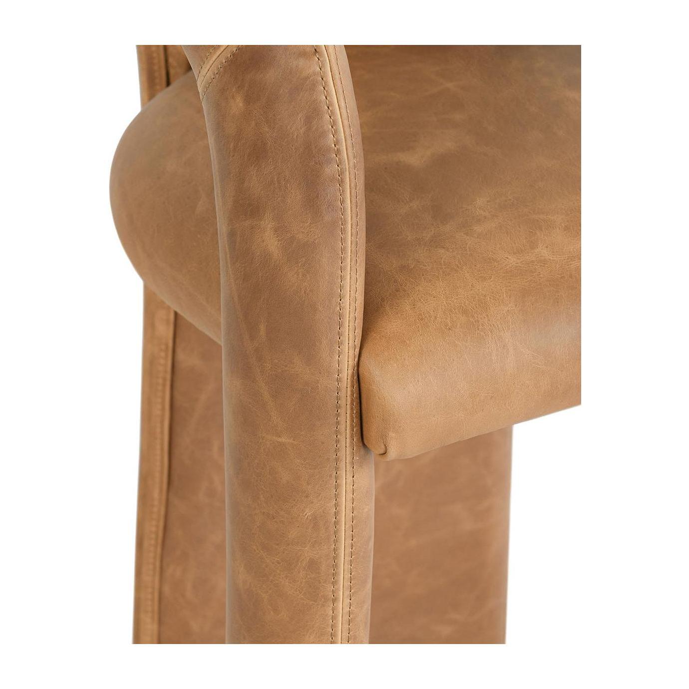 Classic Home Archie Leather Counter Stool Clearance