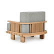 Classic Home Hudson Outdoor Accent Chair