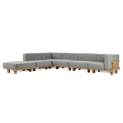 Classic Home Hudson Outdoor 6 Piece Sectional Clearance