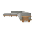 Classic Home Hudson Outdoor 6 Piece Sectional Clearance
