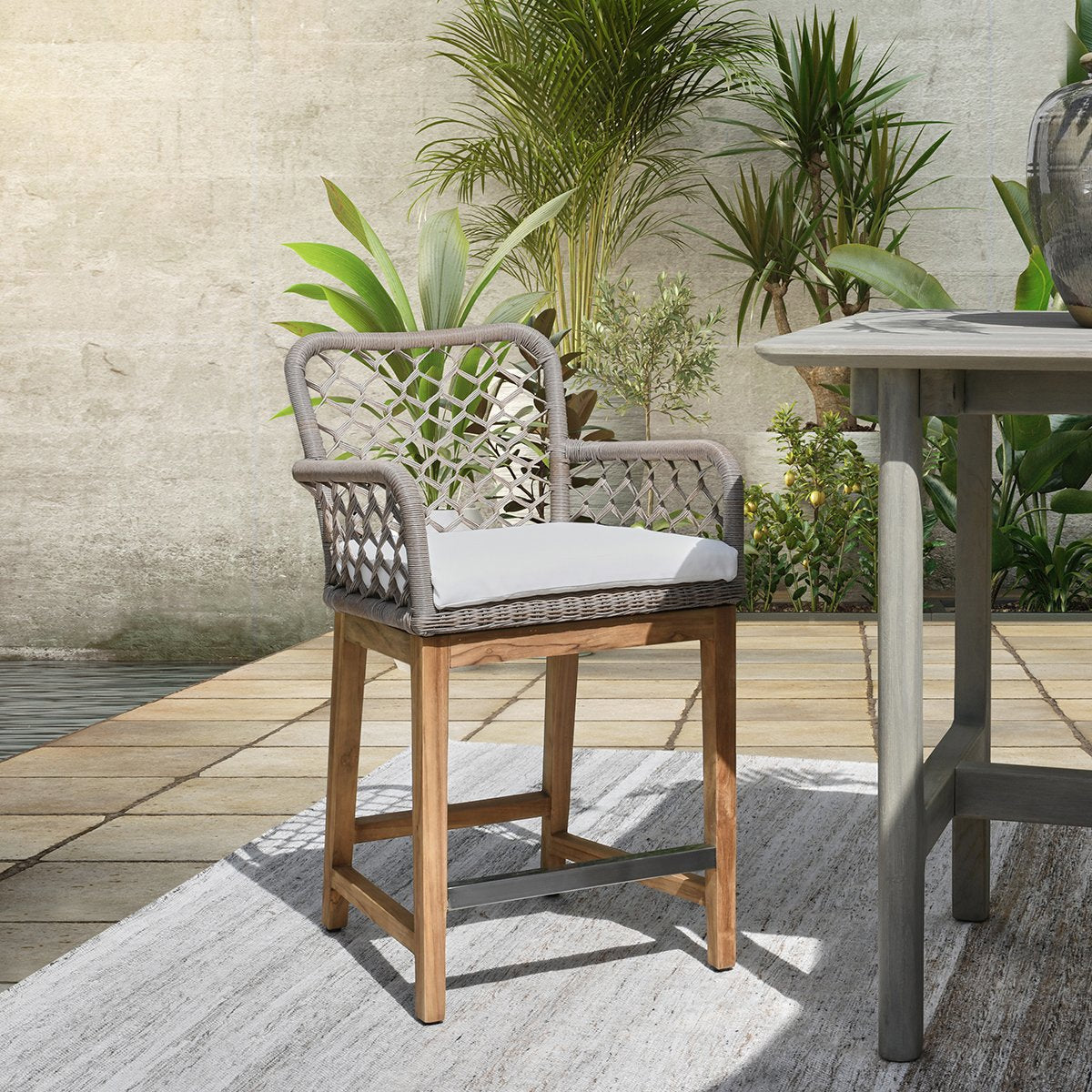 Classic Home Paulo Outdoor Counter Stool
