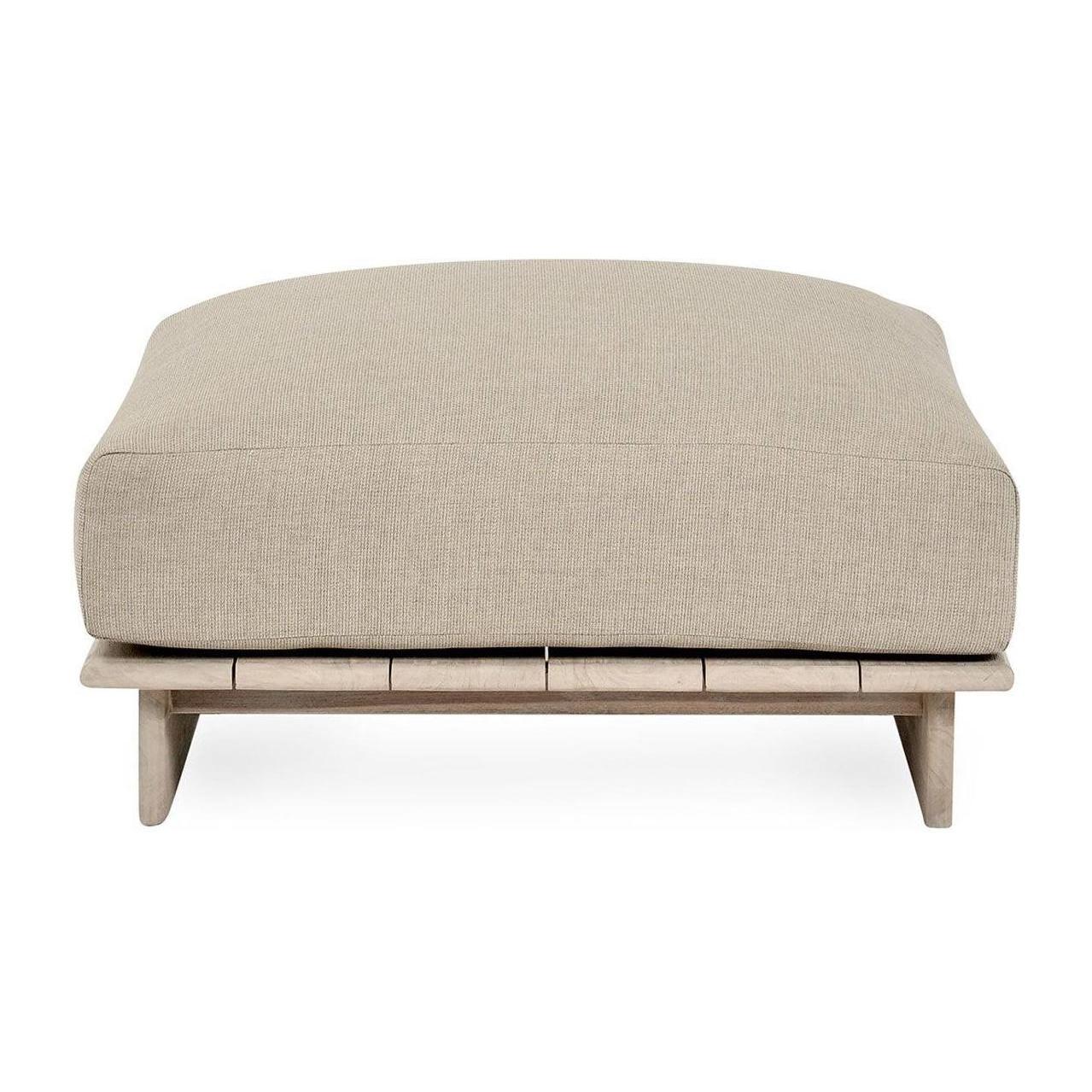 Classic Home Livia Outdoor Square Ottoman Clearance