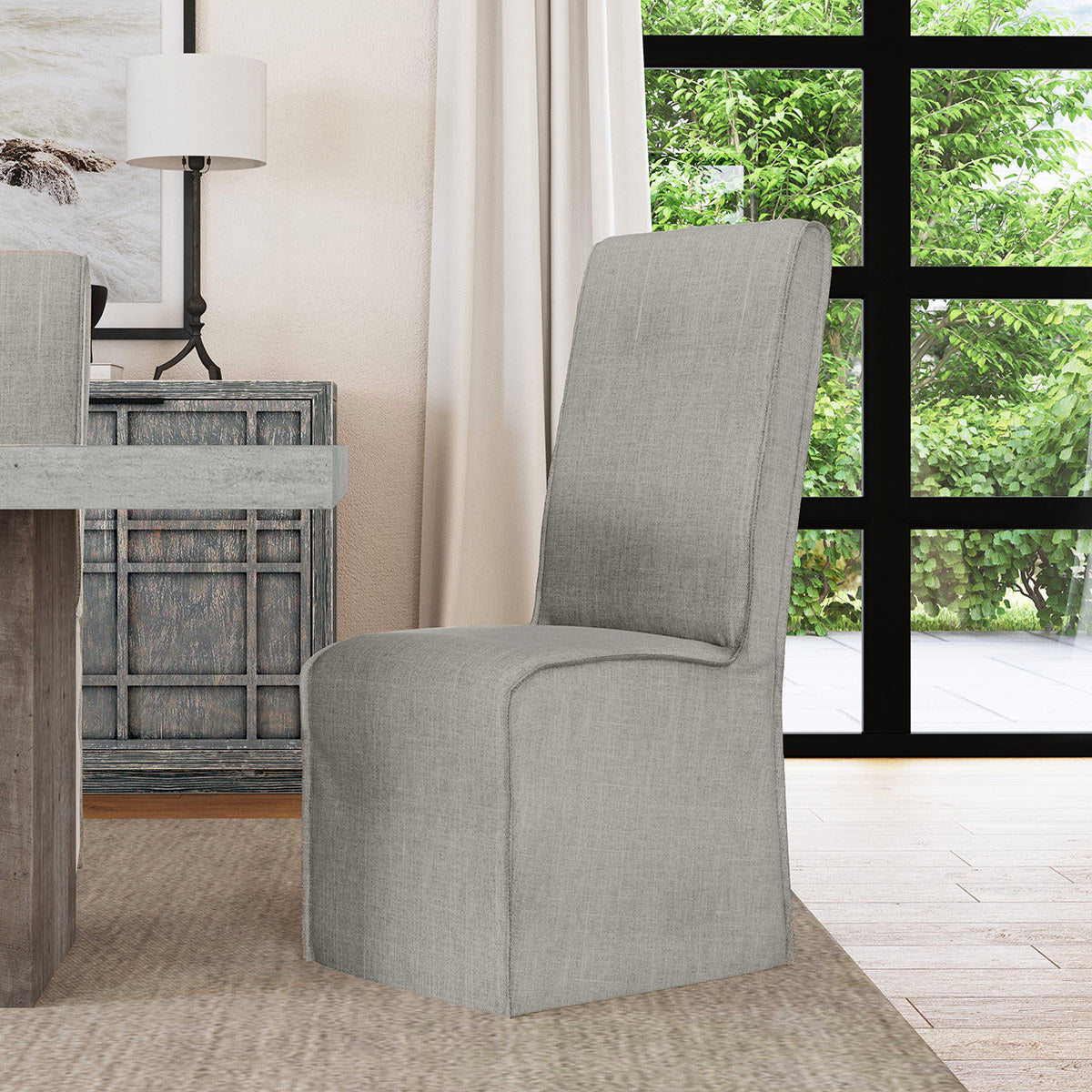Classic Home Jordan Upholstered Dining Chair - Set of 2