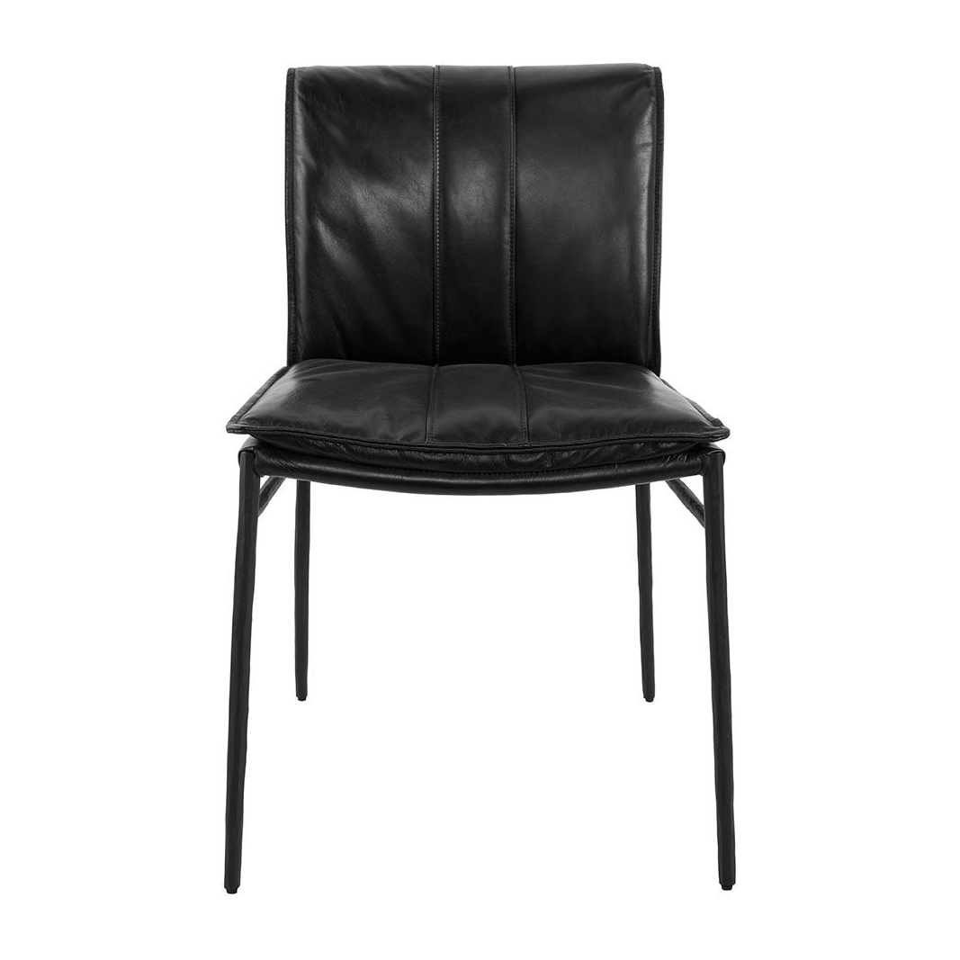 Classic Home Mayer Leather Dining Chair - Set of 2