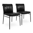 Classic Home Mayer Leather Dining Chair - Set of 2