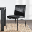 Classic Home Mayer Leather Dining Chair - Set of 2