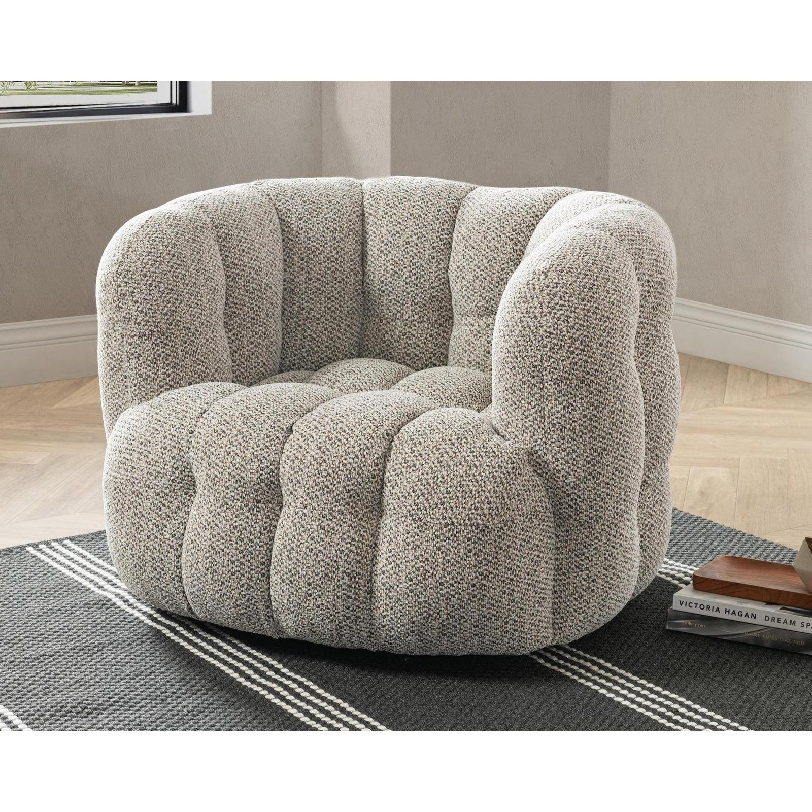 Classic Home Walter Upholstered Swivel Chair