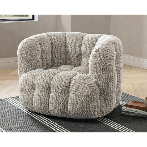Classic Home Walter Upholstered Swivel Chair