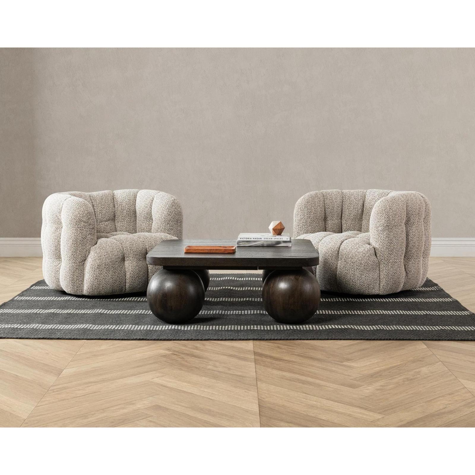 Classic Home Walter Upholstered Swivel Chair