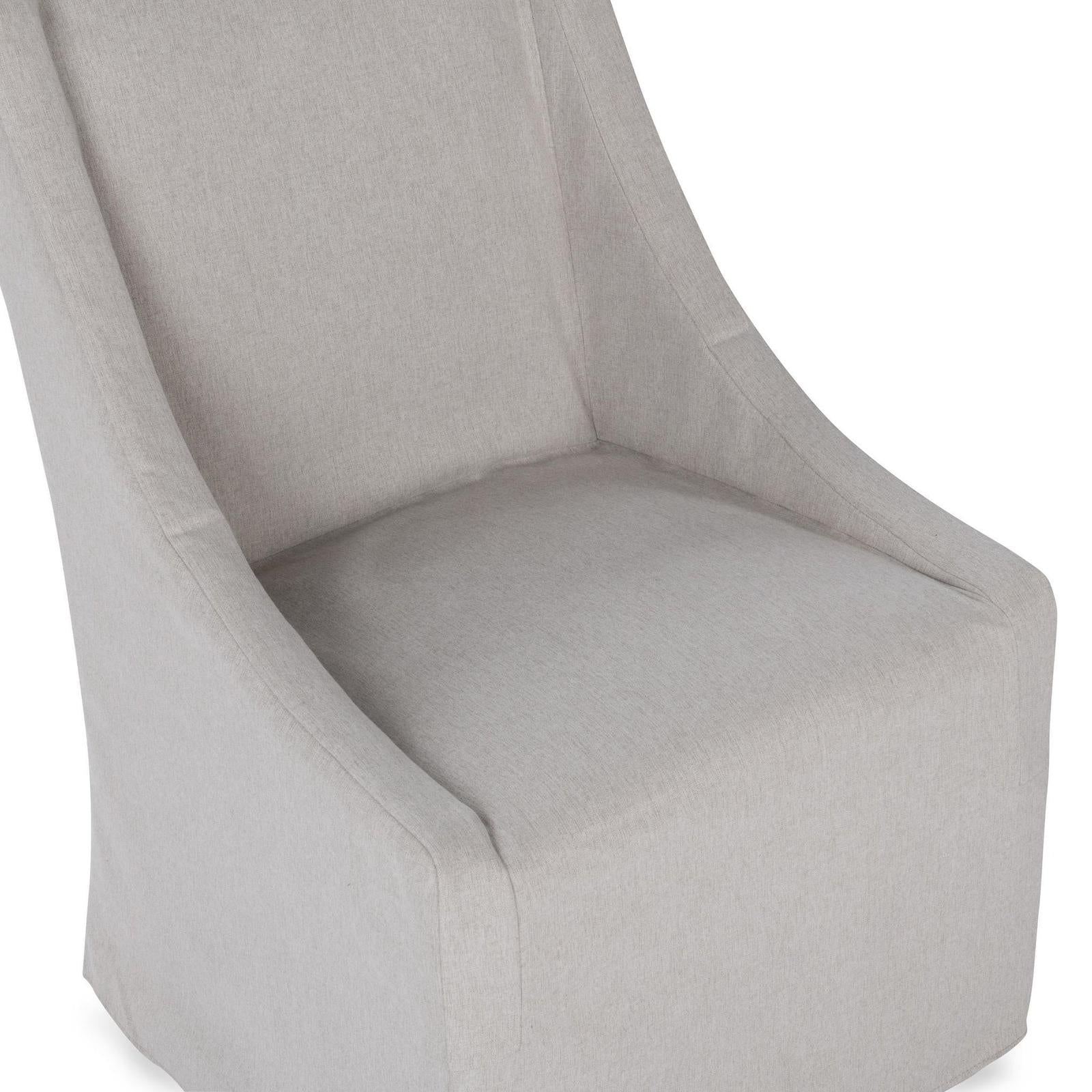 Classic Home Warwick Upholstered Rolling Dining Chair