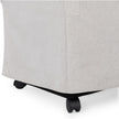 Classic Home Warwick Upholstered Rolling Dining Chair