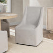 Classic Home Warwick Upholstered Rolling Dining Chair
