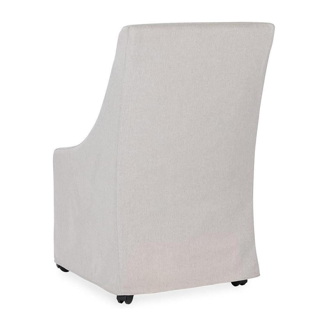 Classic Home Warwick Upholstered Rolling Dining Chair