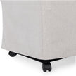 Classic Home Warwick Upholstered Rolling Dining Chair