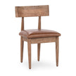 Classic Home Alvaro Leather Dining Chair - Set of 2