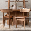 Classic Home Alvaro Leather Dining Chair - Set of 2