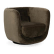 Classic Home Nico Upholstered Swivel Chair