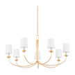 Hudson Valley Lighting Montpelier 7 Light 48 inch Chandelier Ceiling Light