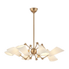 Hudson Valley Lighting Buckingham 8 Light 34.5 inch Aged Brass Chandelier Ceiling Light