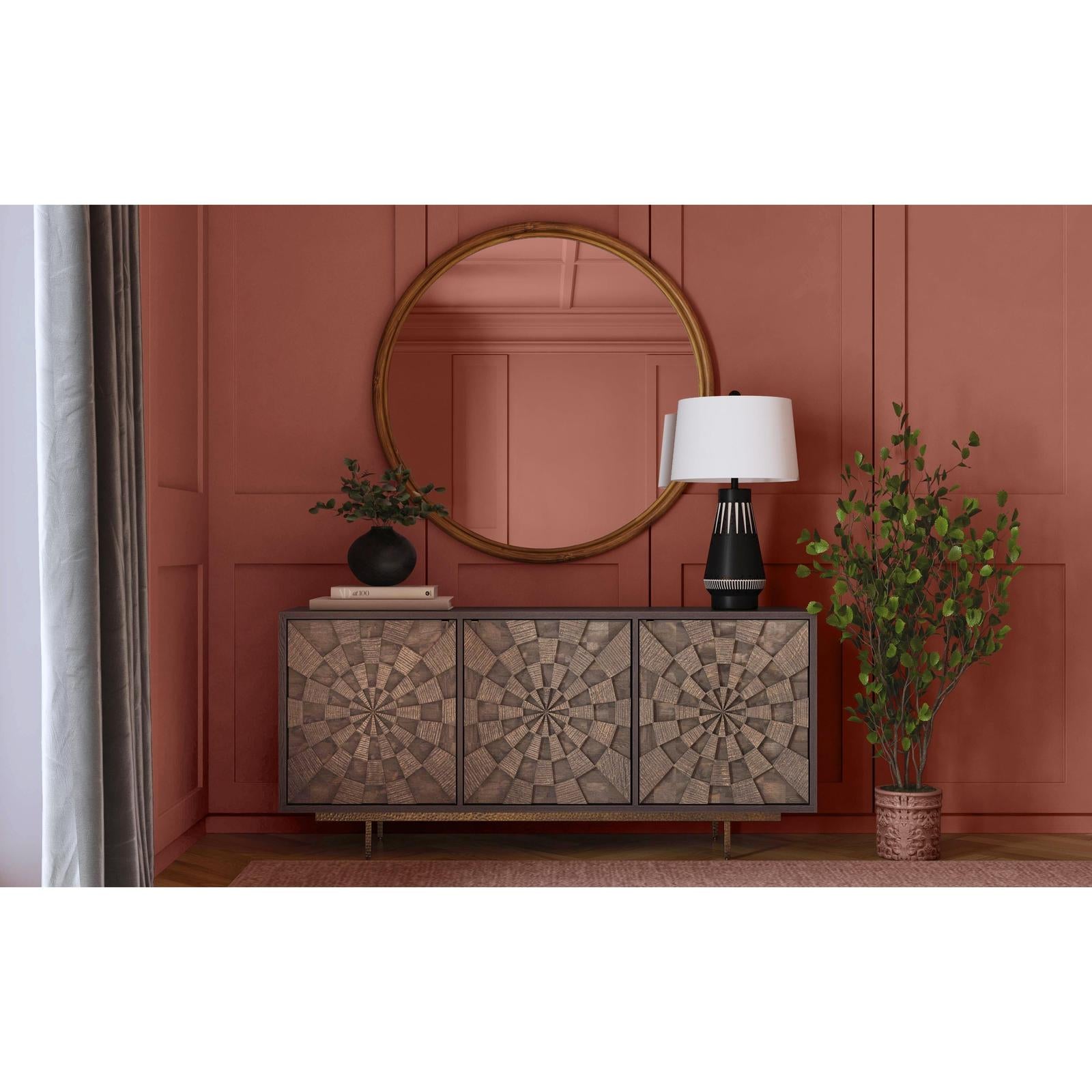 Bassett Mirror Bates Three Door Cabinet