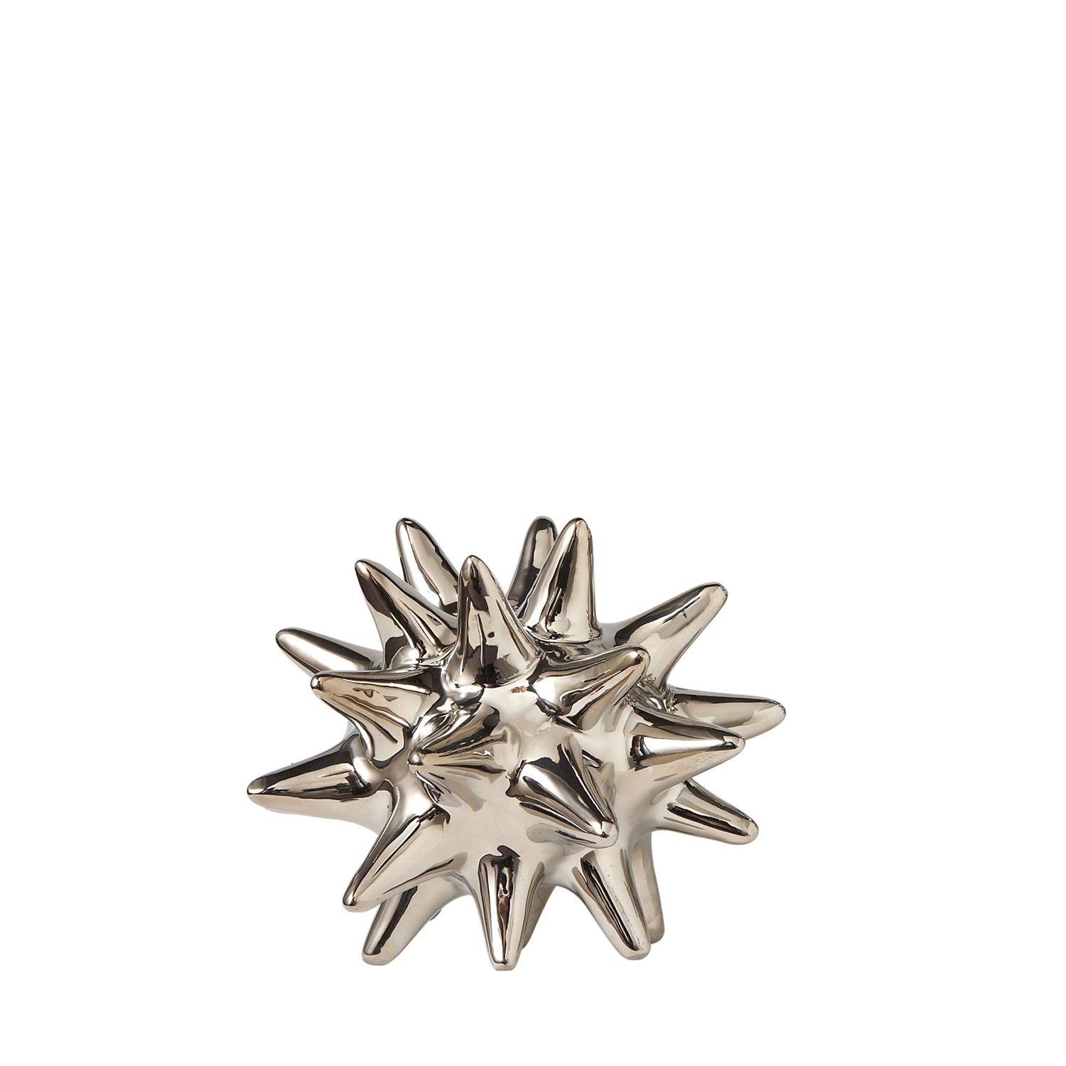 Global Views Bright Silver Urchin