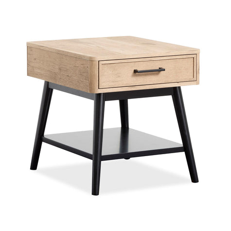 Magnussen Home Fletcher Driftwood Rectangular End Table