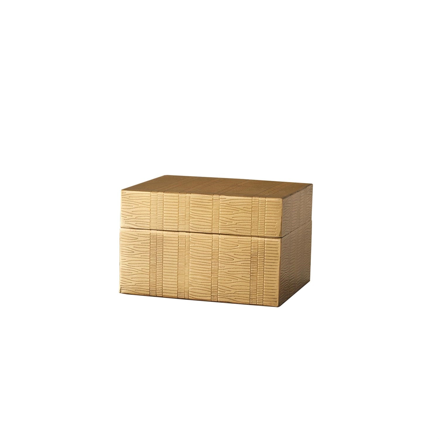 Global Views Brass Kokoro Etched Box