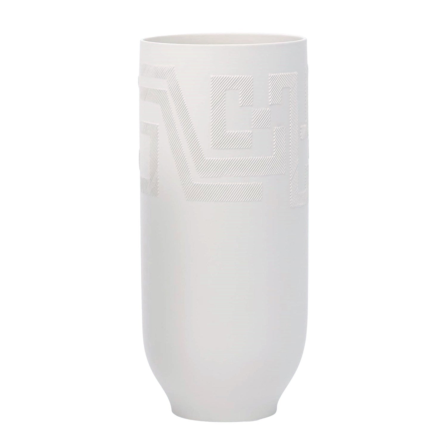 Global Views Matte White Chaco Vase