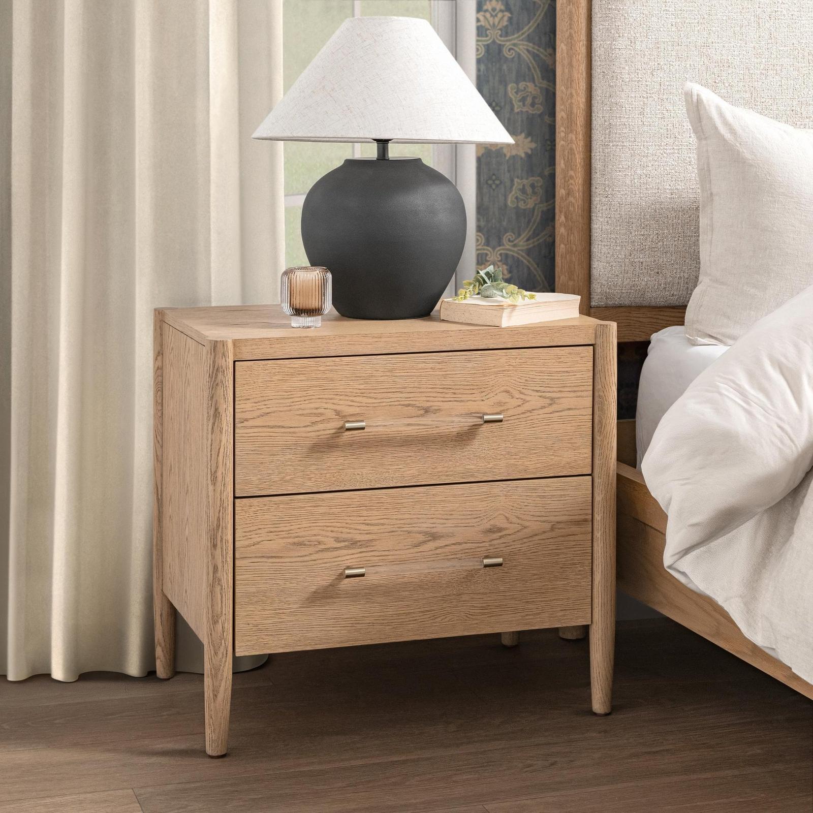 Classic Home Alisen 2 Drawer Nightstand