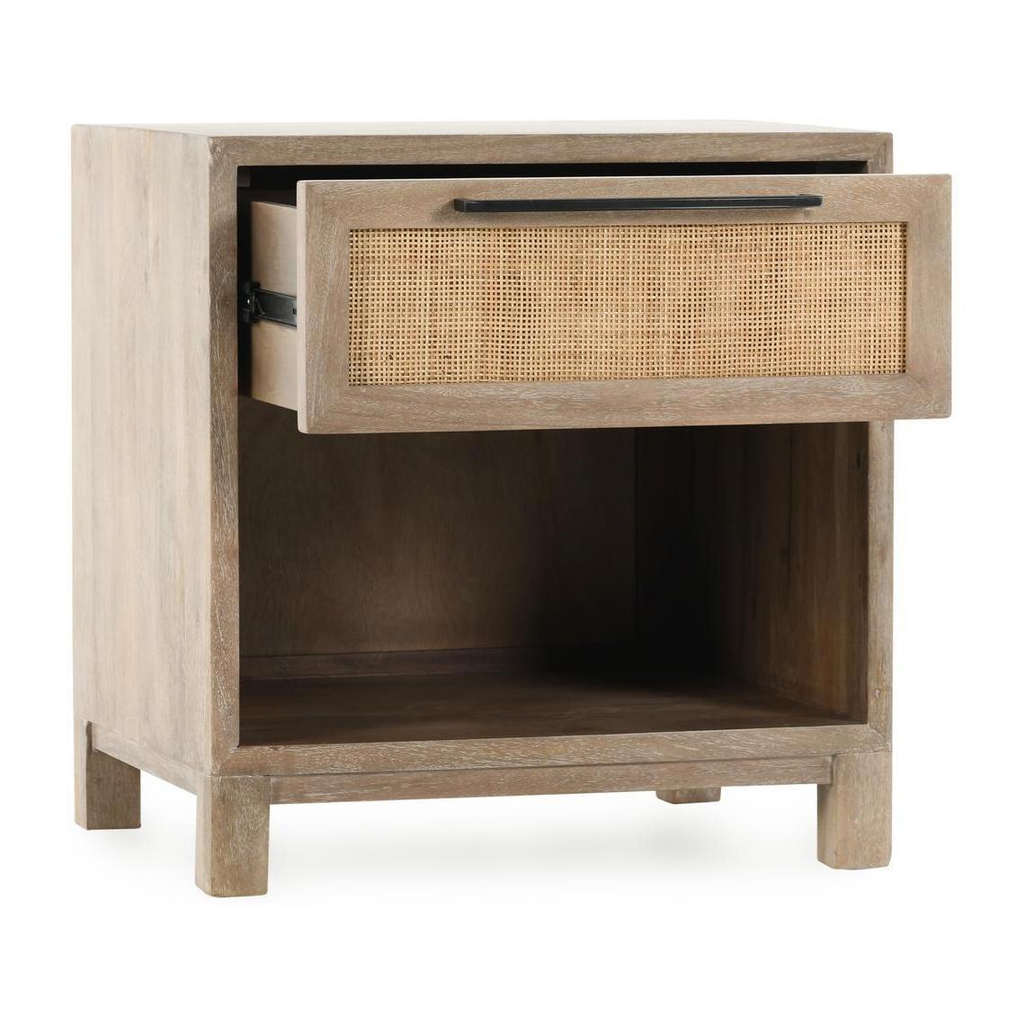 Classic Home Jensen Solid Wood 1 Drawer Nightstand