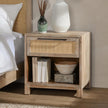 Classic Home Jensen Solid Wood 1 Drawer Nightstand