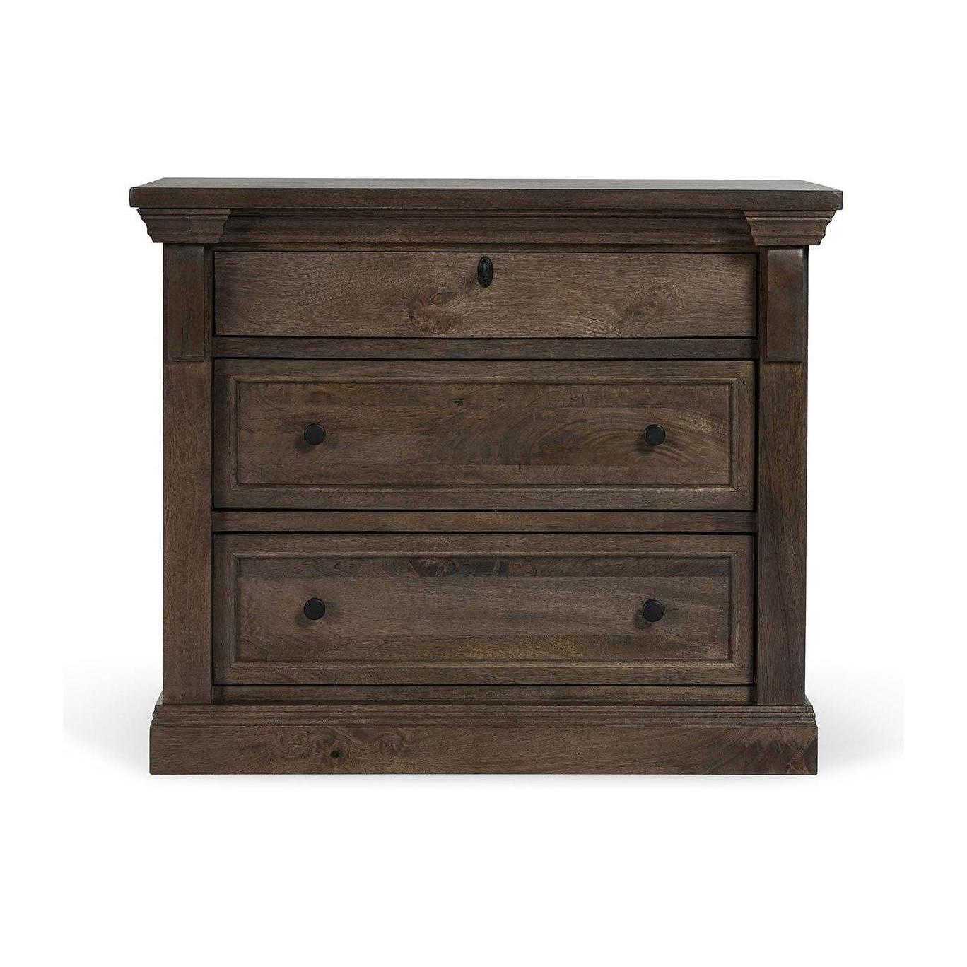 Classic Home Adelaide Solid Wood 3 Drawer Nightstand