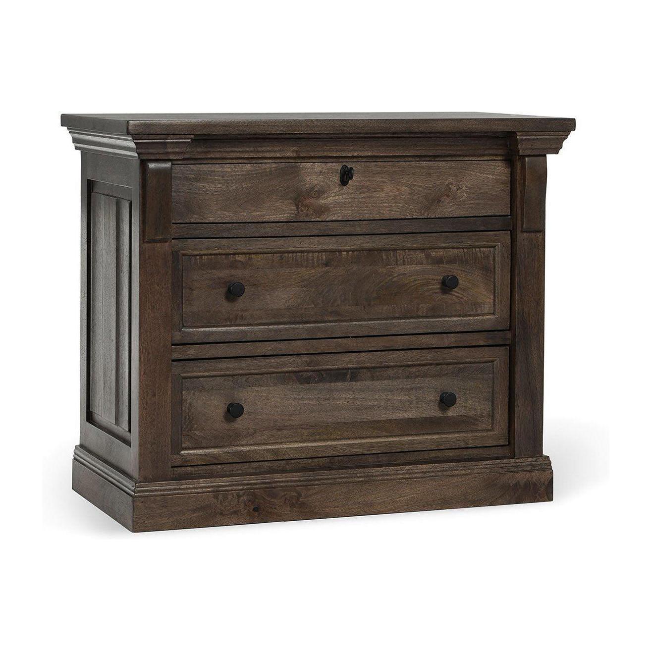 Classic Home Adelaide Solid Wood 3 Drawer Nightstand