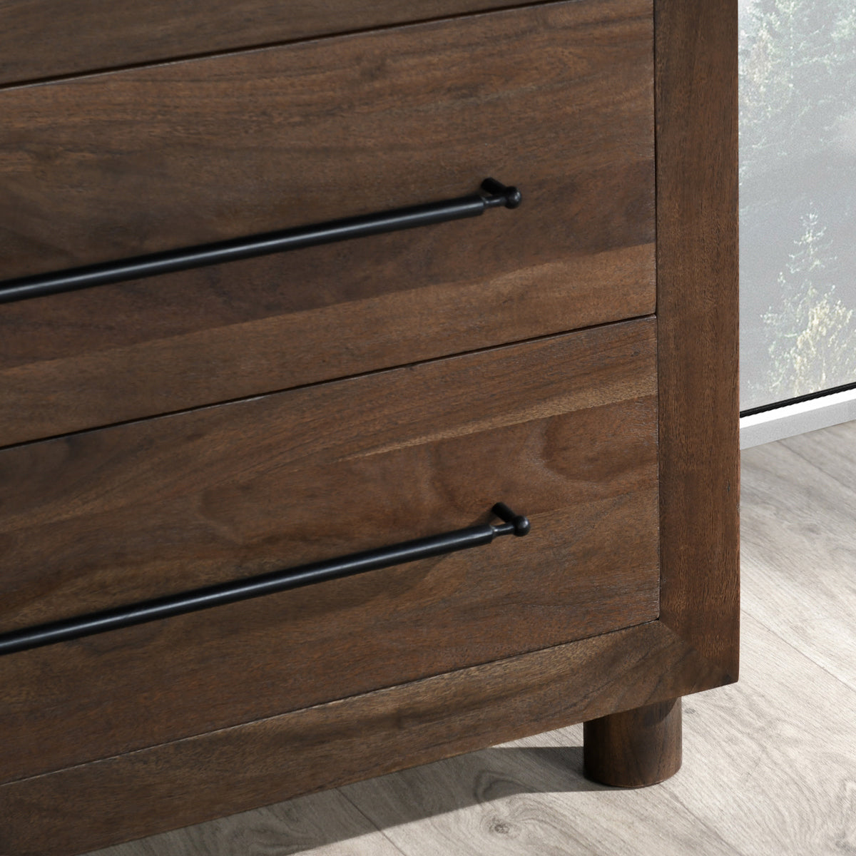 Classic Home Jaxon Solid Wood 2 Drawer Nightstand