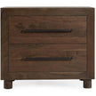 Classic Home Jaxon Solid Wood 2 Drawer Nightstand