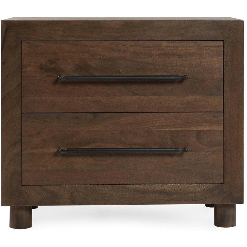 Classic Home Jaxon Solid Wood 2 Drawer Nightstand