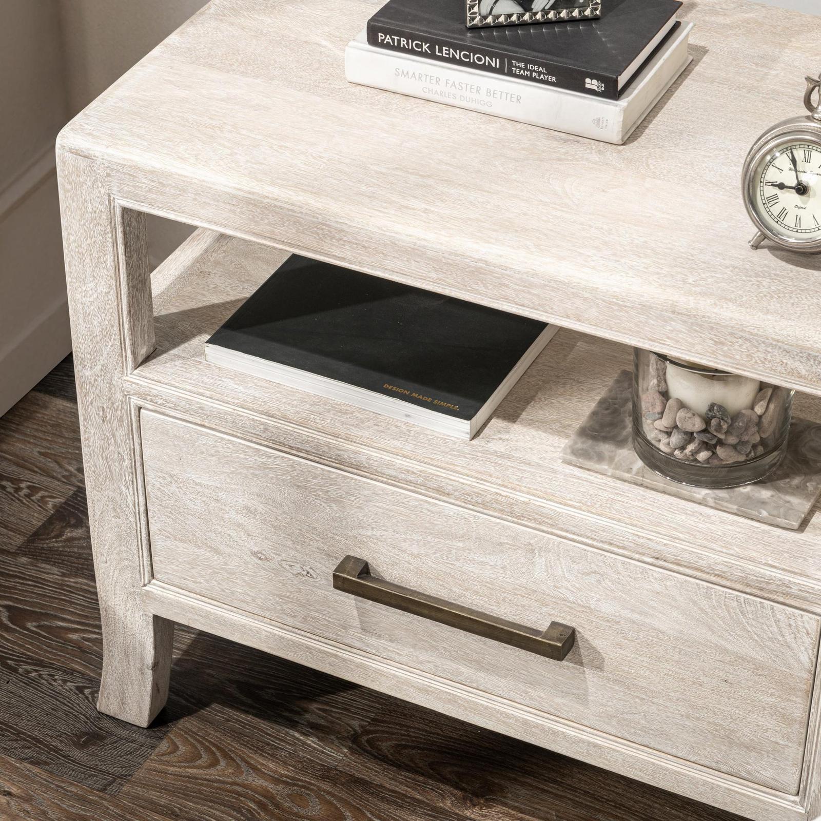 Classic Home Westmont Solid Wood 1 Drawer Nightstand